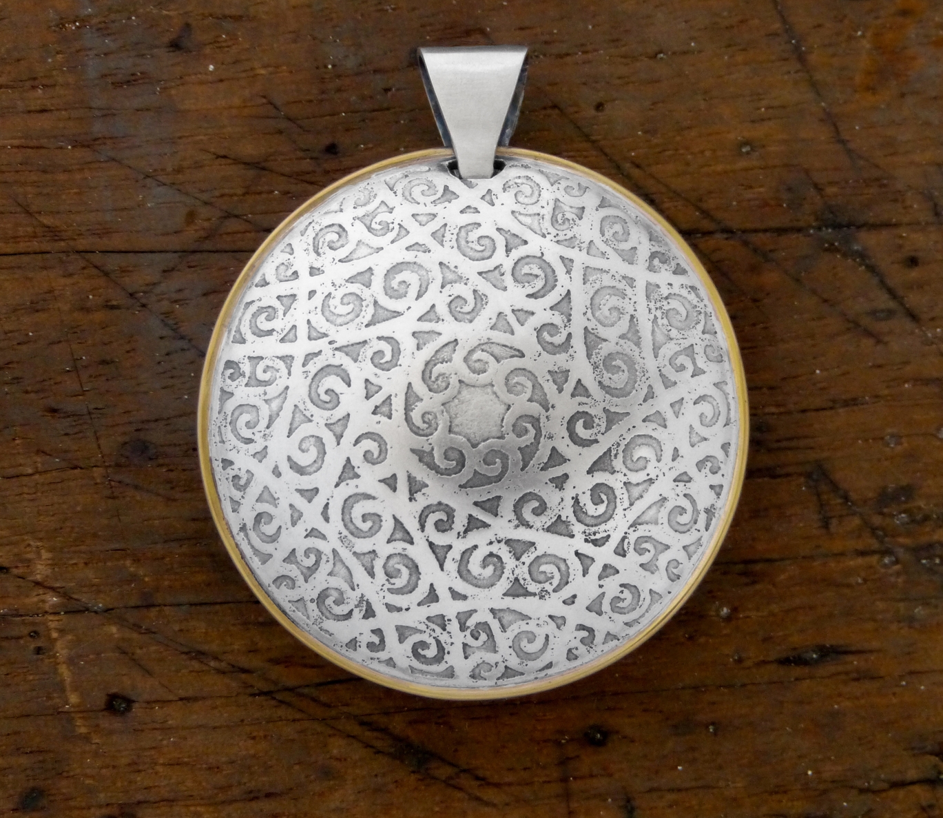 "Particle Physics" - Pendant (back)