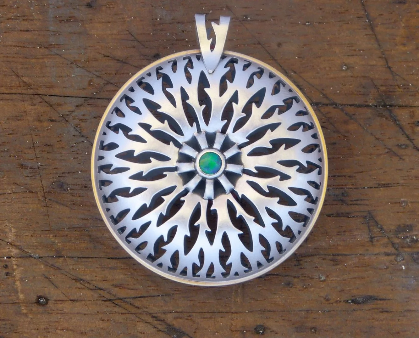 Thistly pendant