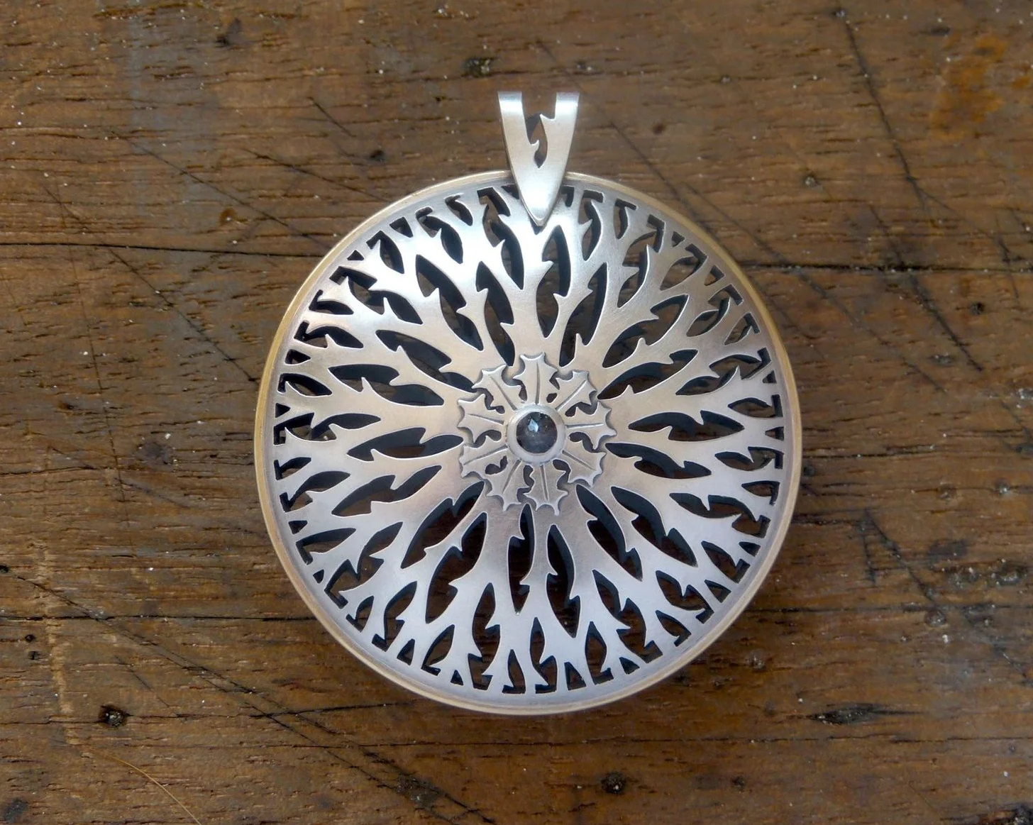 Thistly pendant