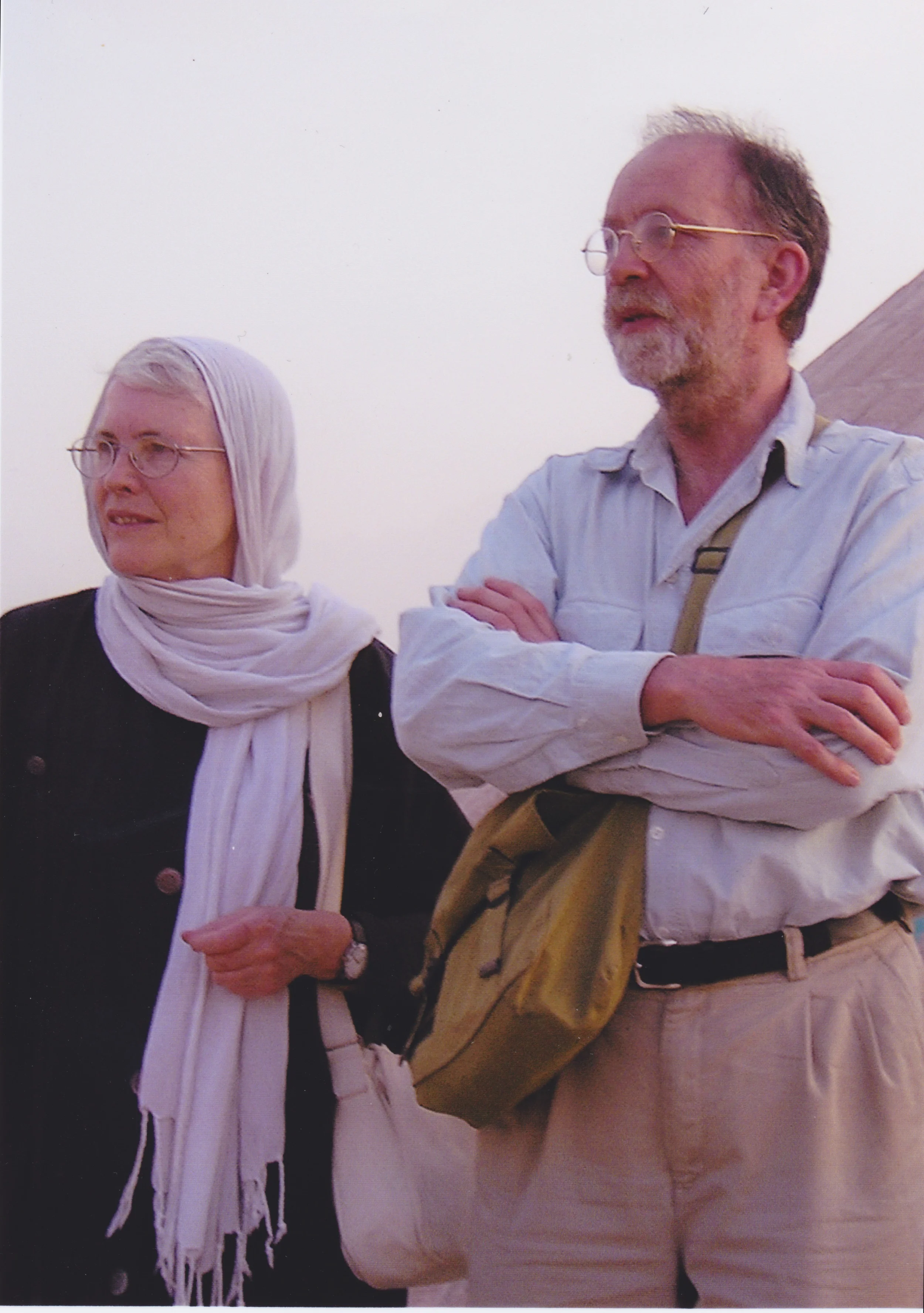 With my husband David in Iran