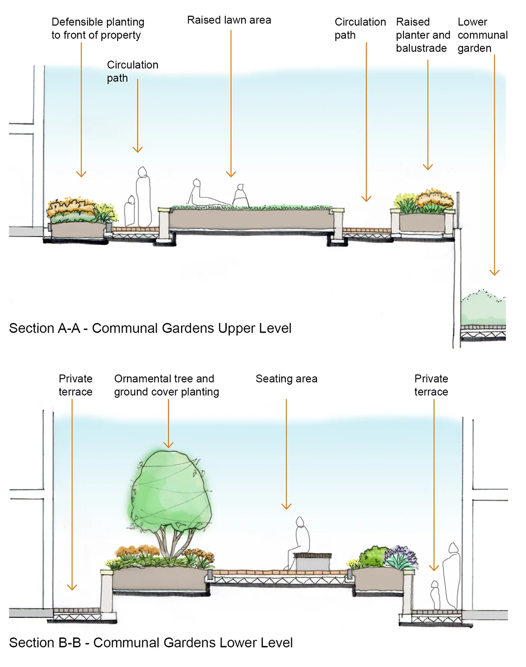 Sketch sections