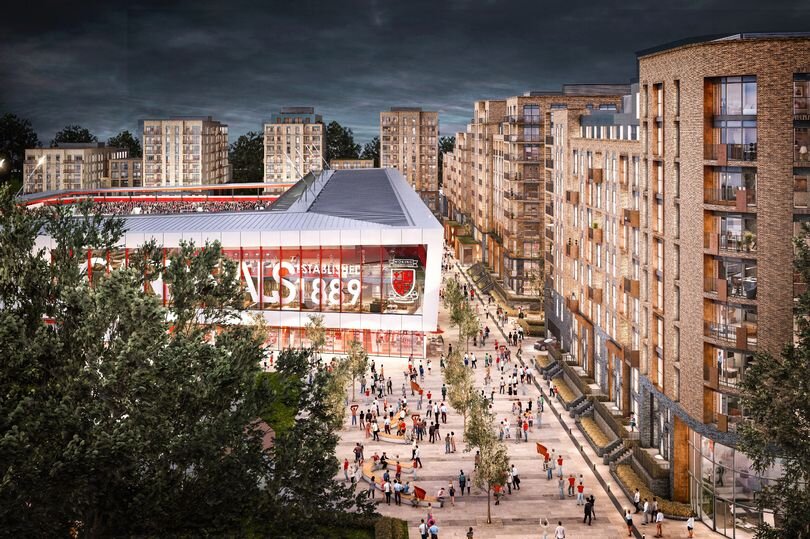 CGI of the main entrance