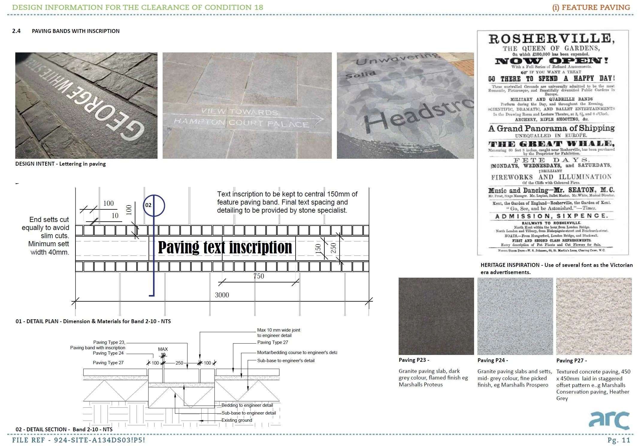 Feature Paving Design