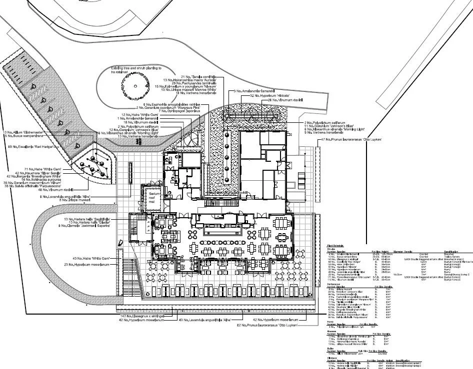 Club House Planting Plan