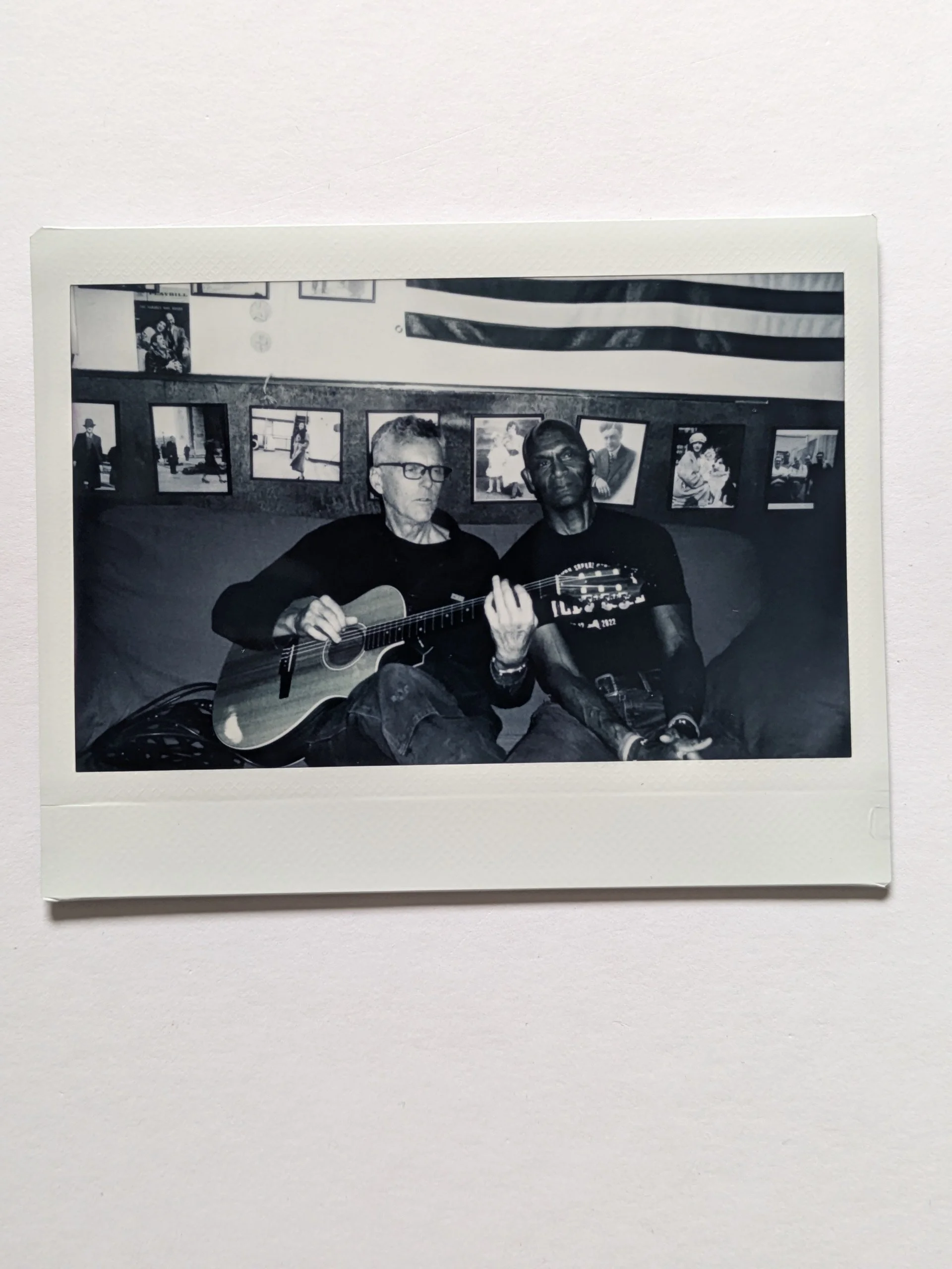 Mark & Larry Flag (B&W)