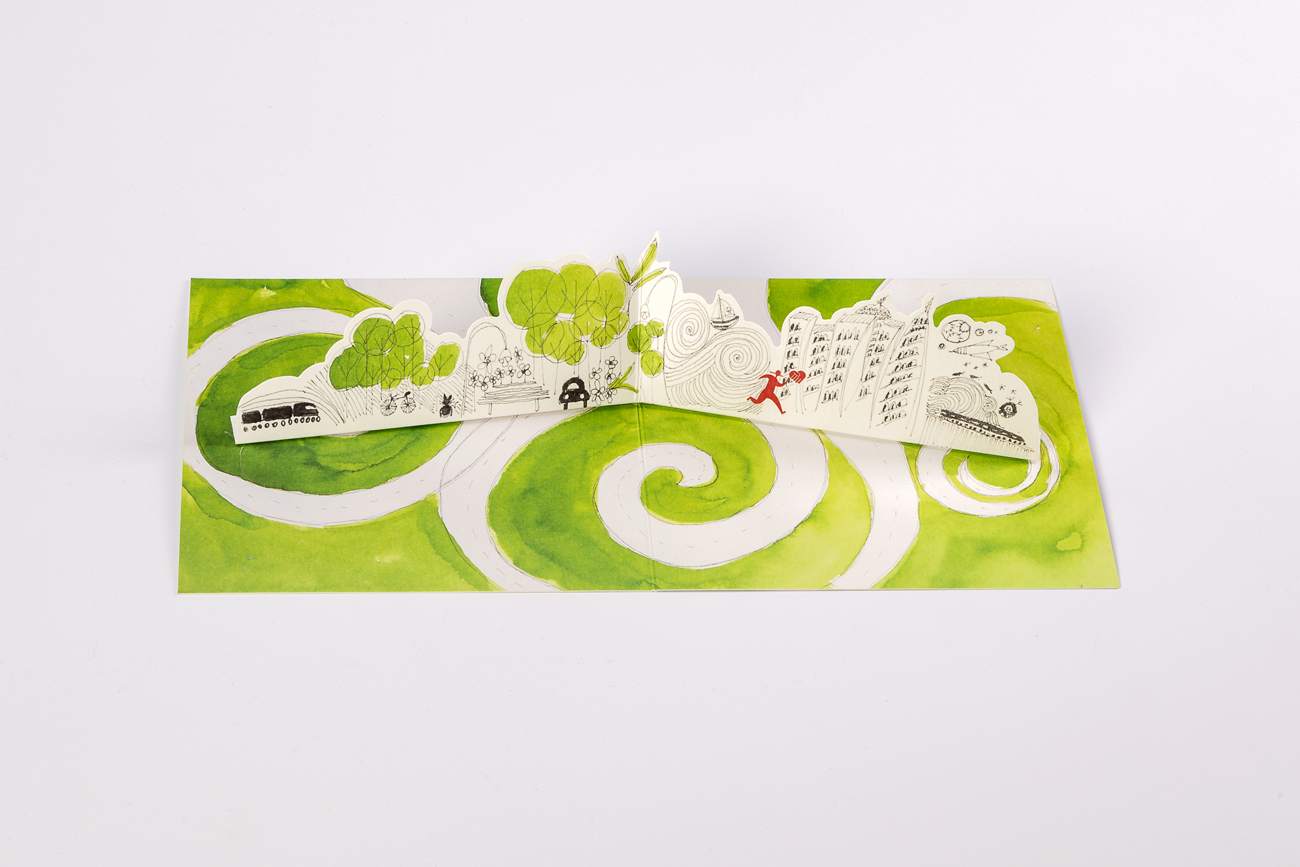 Fedrigoni Top Award celebrates prestigious projects from around the world produced on Fedrigoni papers - using all printing technologies, both traditional and digital. View my entry! Corporate Publishing Paper Used Old mill 300 g Description happy new year 2016 popup Postcard Ink on paper illustration designed by Mariella Fasson. Produzionepropria associati studio Verona. Printed in Verona by Grafiche Aurora . Ph. Stefano Gasparato
