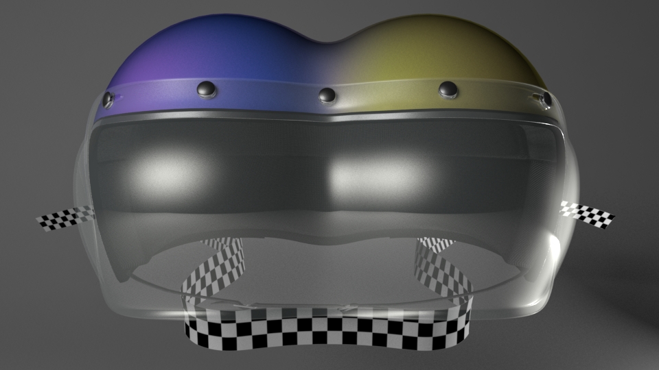 Early work in progress modeling for Contact Binary animation loop from "Wheels of Destiny" collaborative concept with artist M, initiated around 1999.