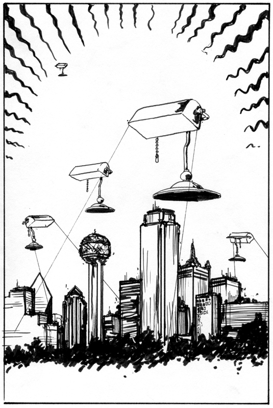 Original Sketch for Library Banner project by M