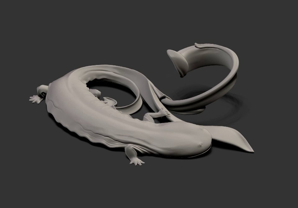 Hellbender sculpt 01