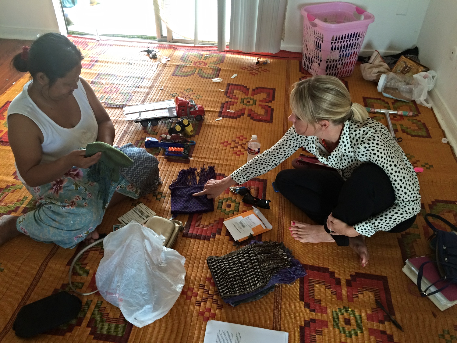 Looking over designs to sell for the summer months.