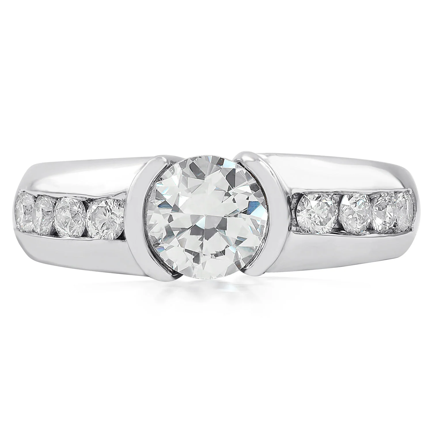Esteemed-Modern-Platinum-Semi-Bezel-Set-1ct-Diamond-Engagement-Ring--3.jpg