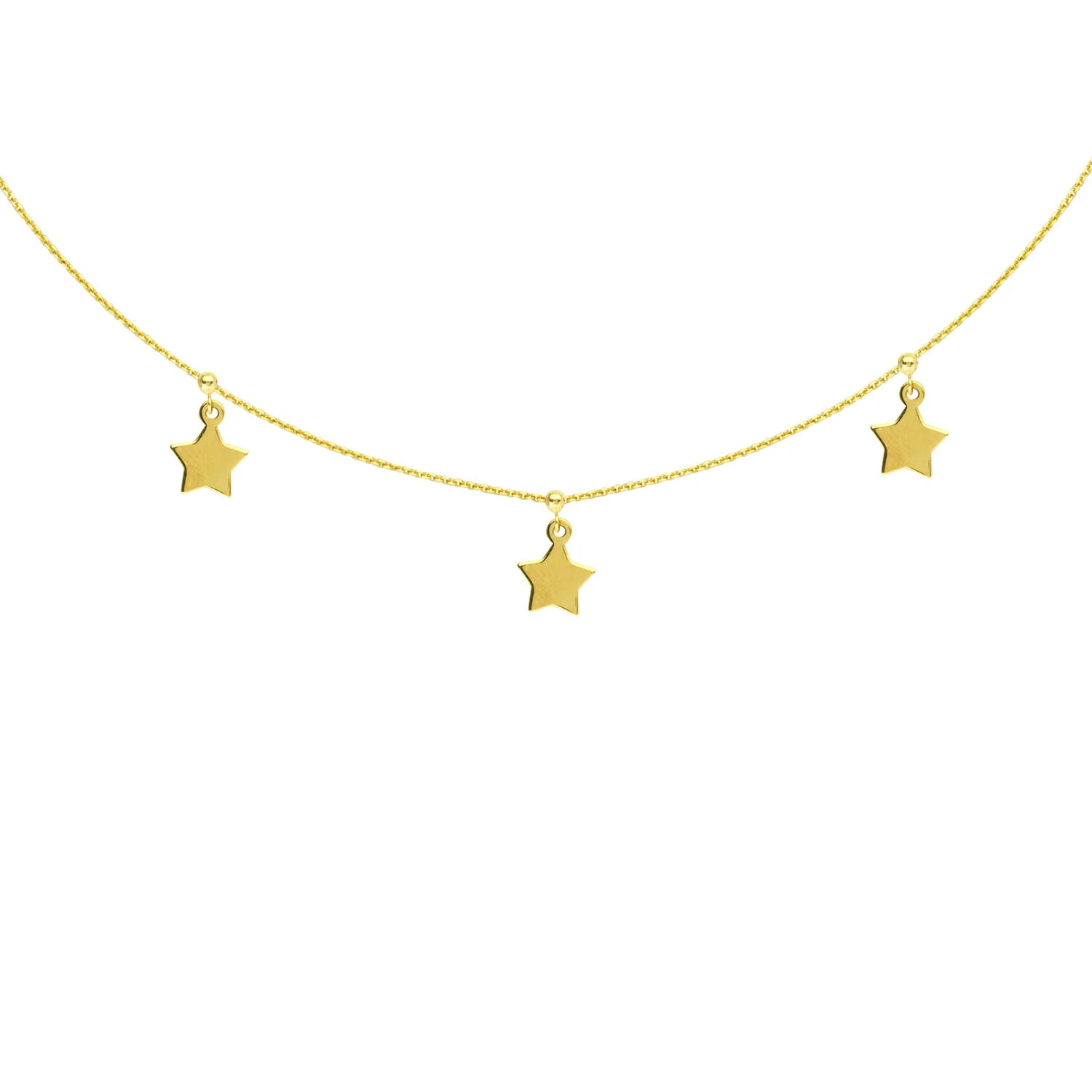 14k Gold Star Choker Sale, 53% OFF 