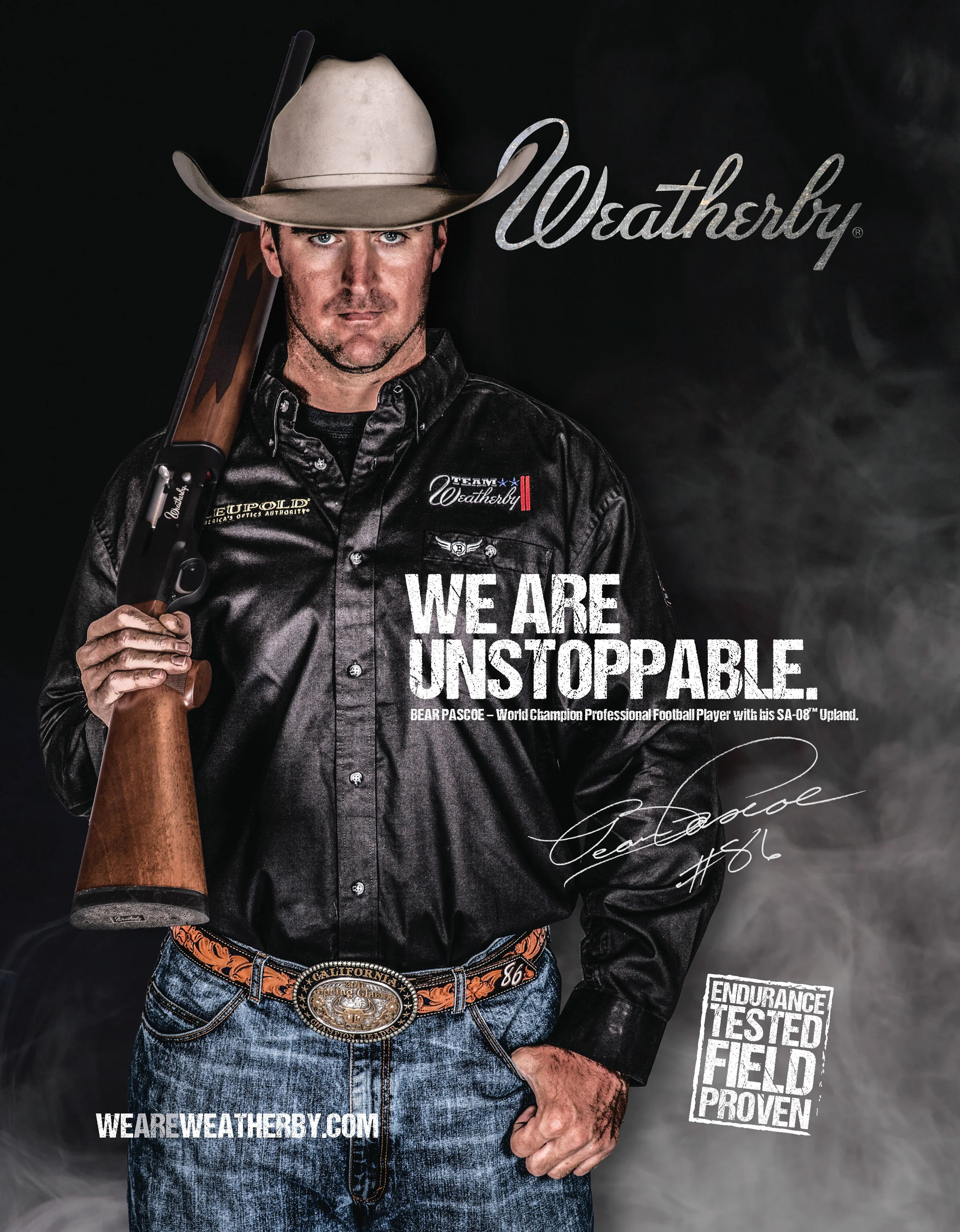 Bear Pascoe Weatherby Ad Campaign