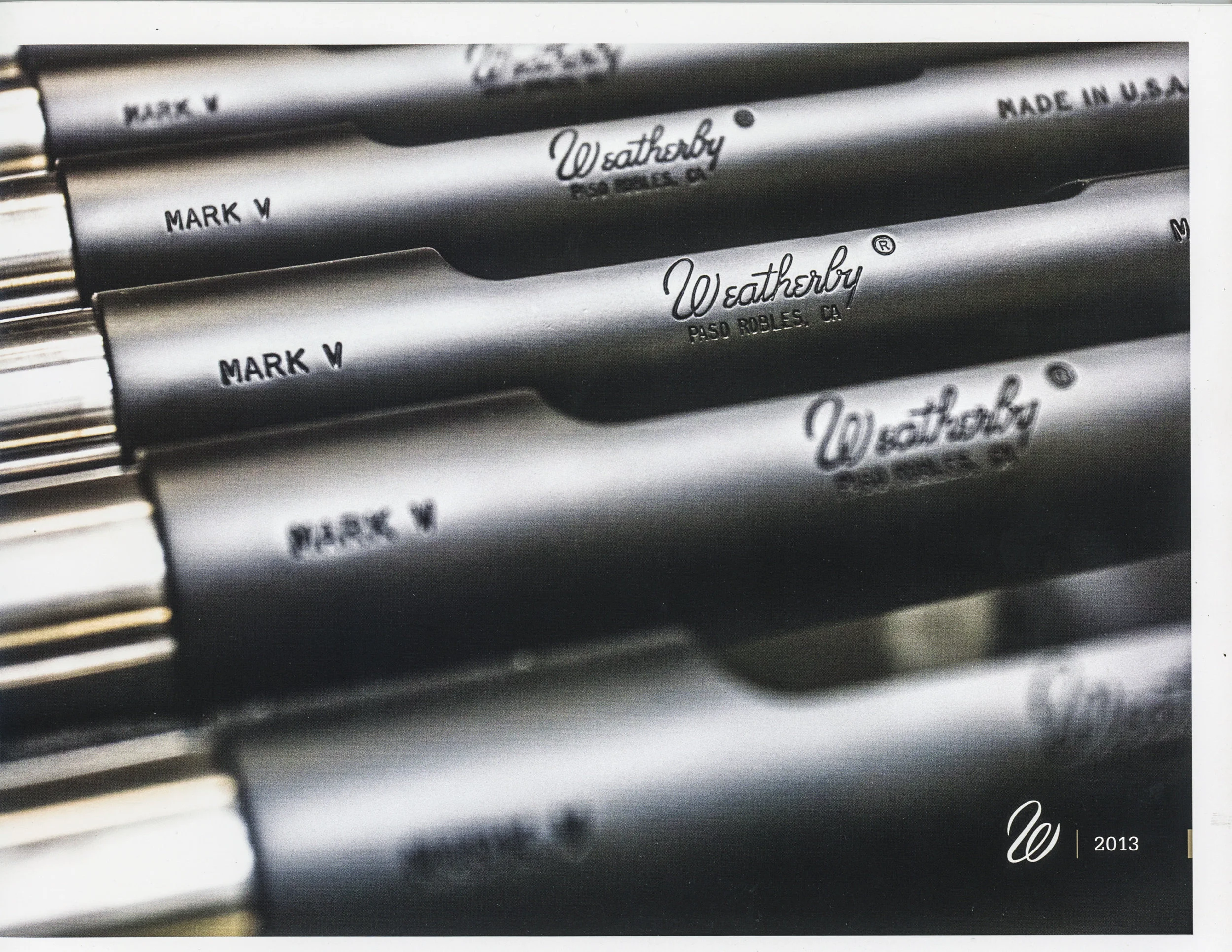 Cover of the 2013 Weatherby Catalog