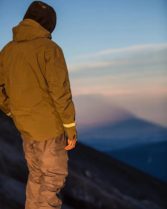 @scottylago and Mt. Hood&rsquo;s shadow.
