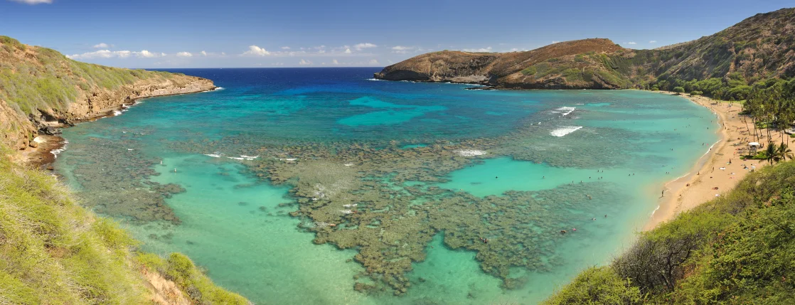 Hanauma Bay on the East End of Oahu