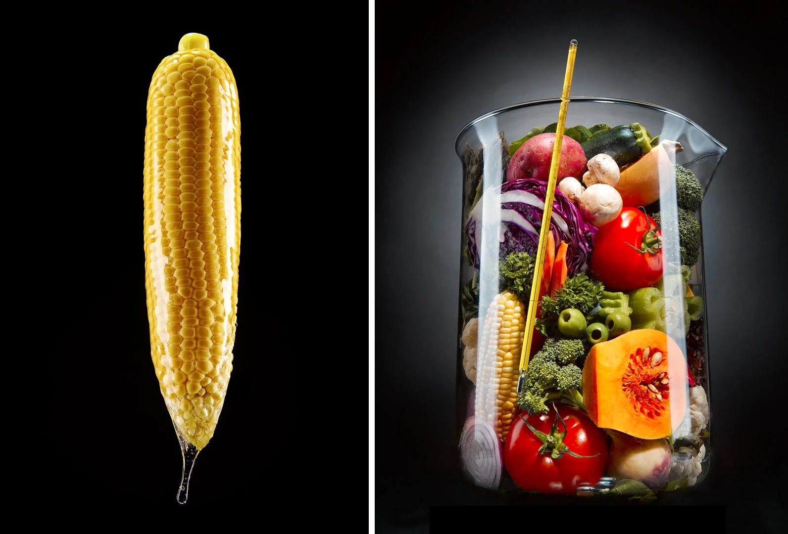 corn syrup corn veggies jar