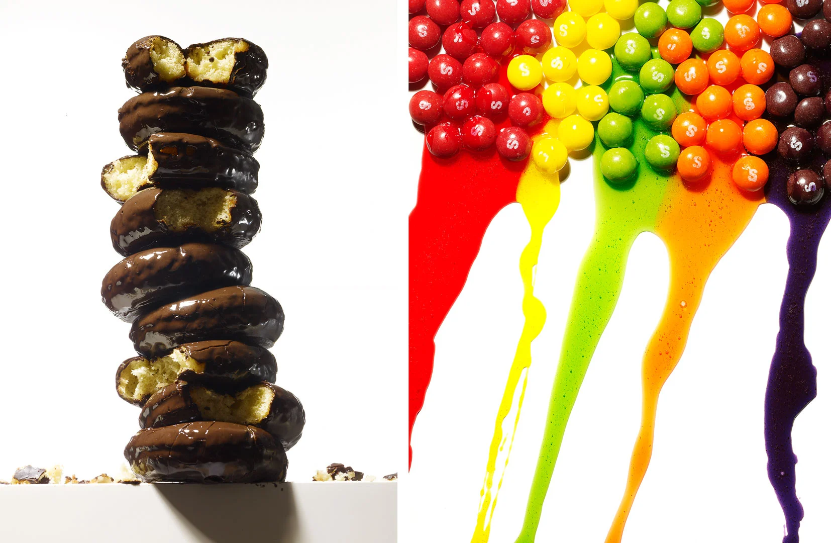donuts skitlles conceptual