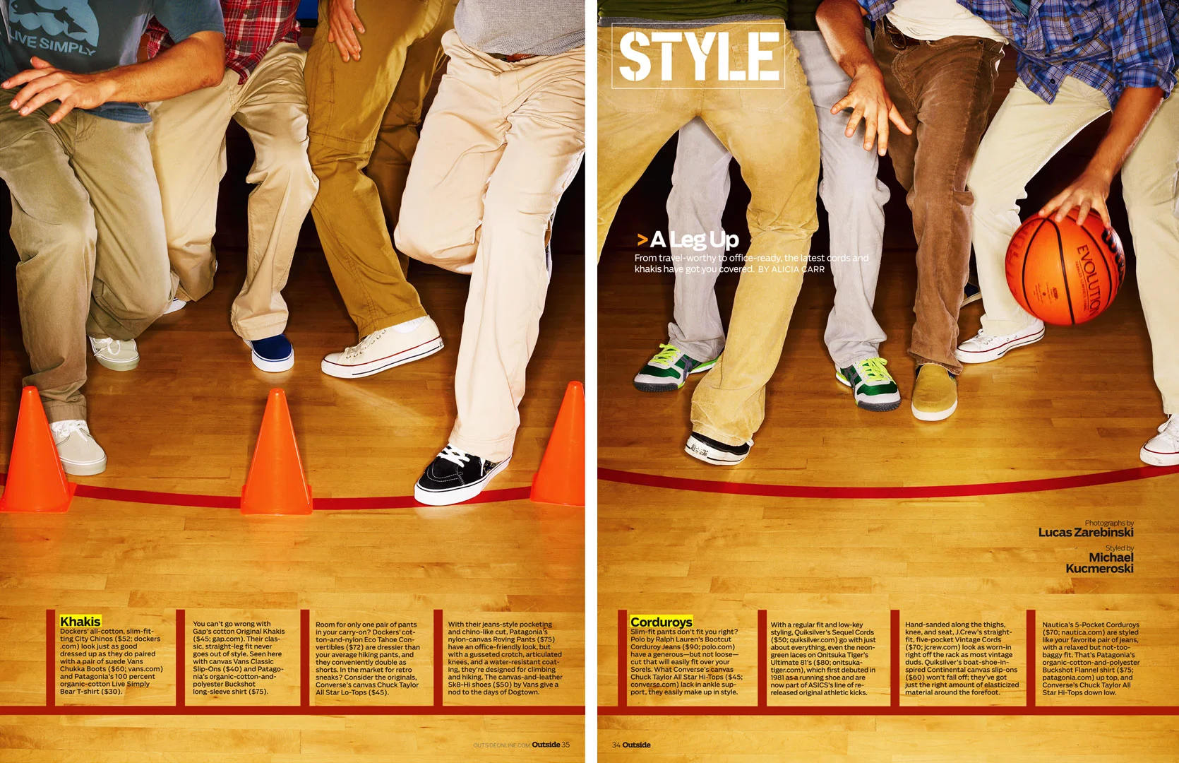 khakis basketball court