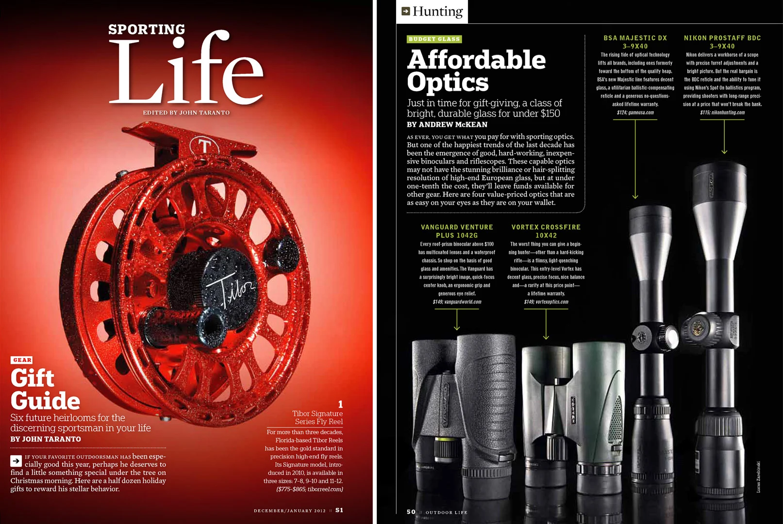 fishing line optics