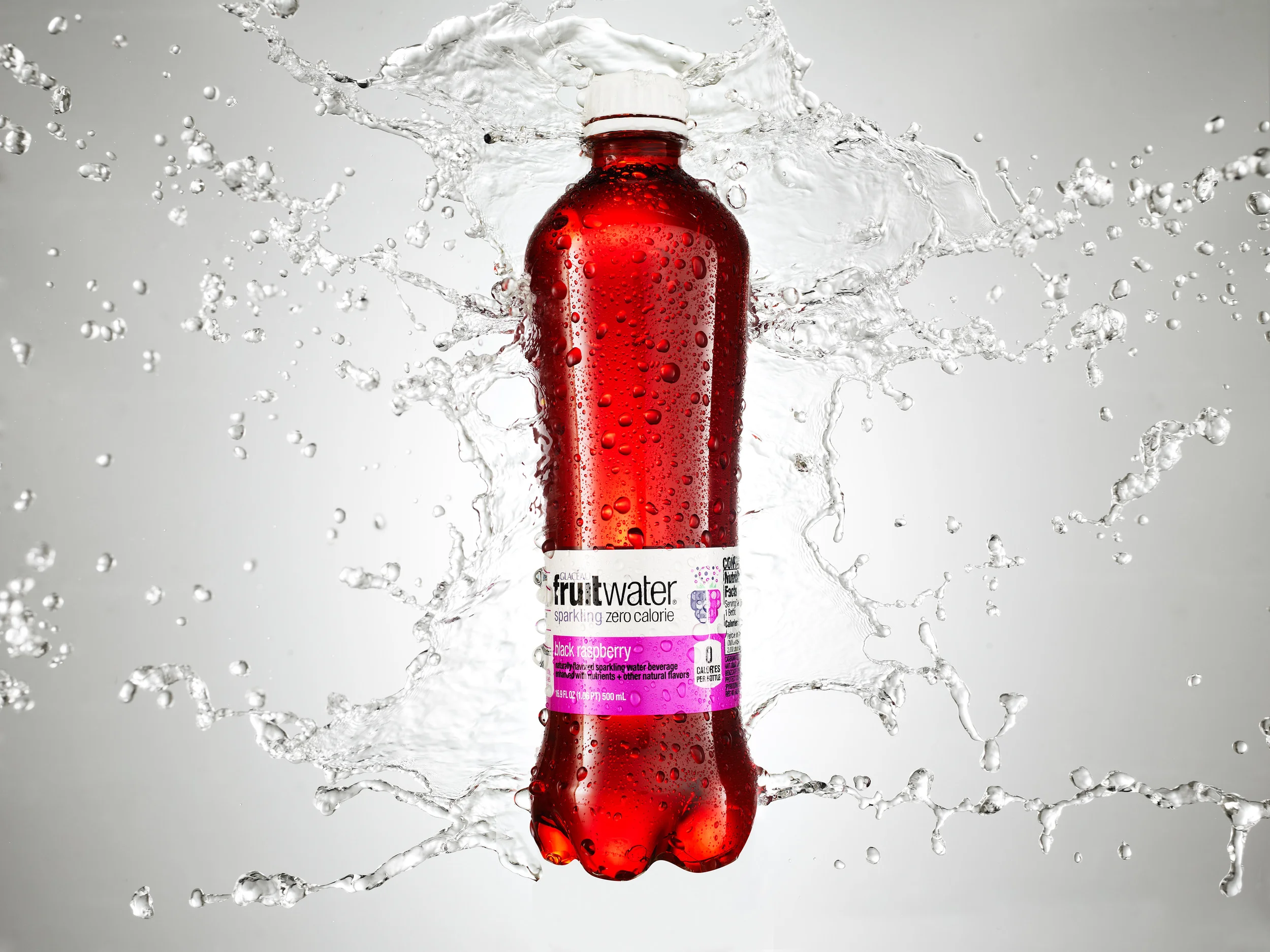 fruit water splashes
