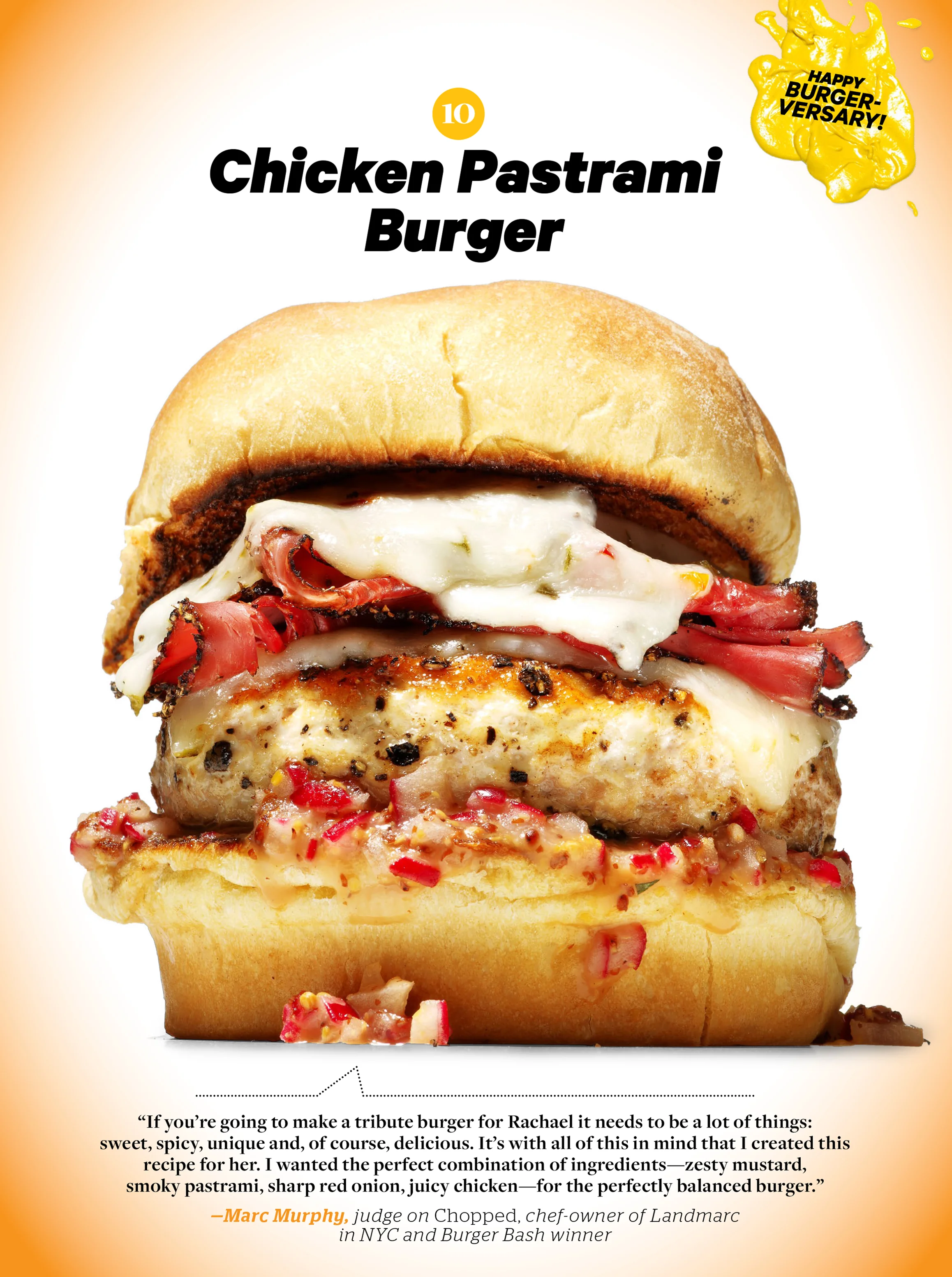 Chicken Pastrami Burger