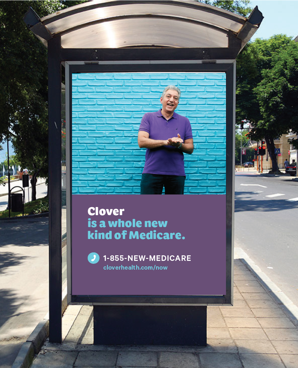 Bus shelter ad for our annual enrollment period. Set of 17 ads in English and Spanish. Part of a larger OOH campaign where I worked with a Senior Designer.