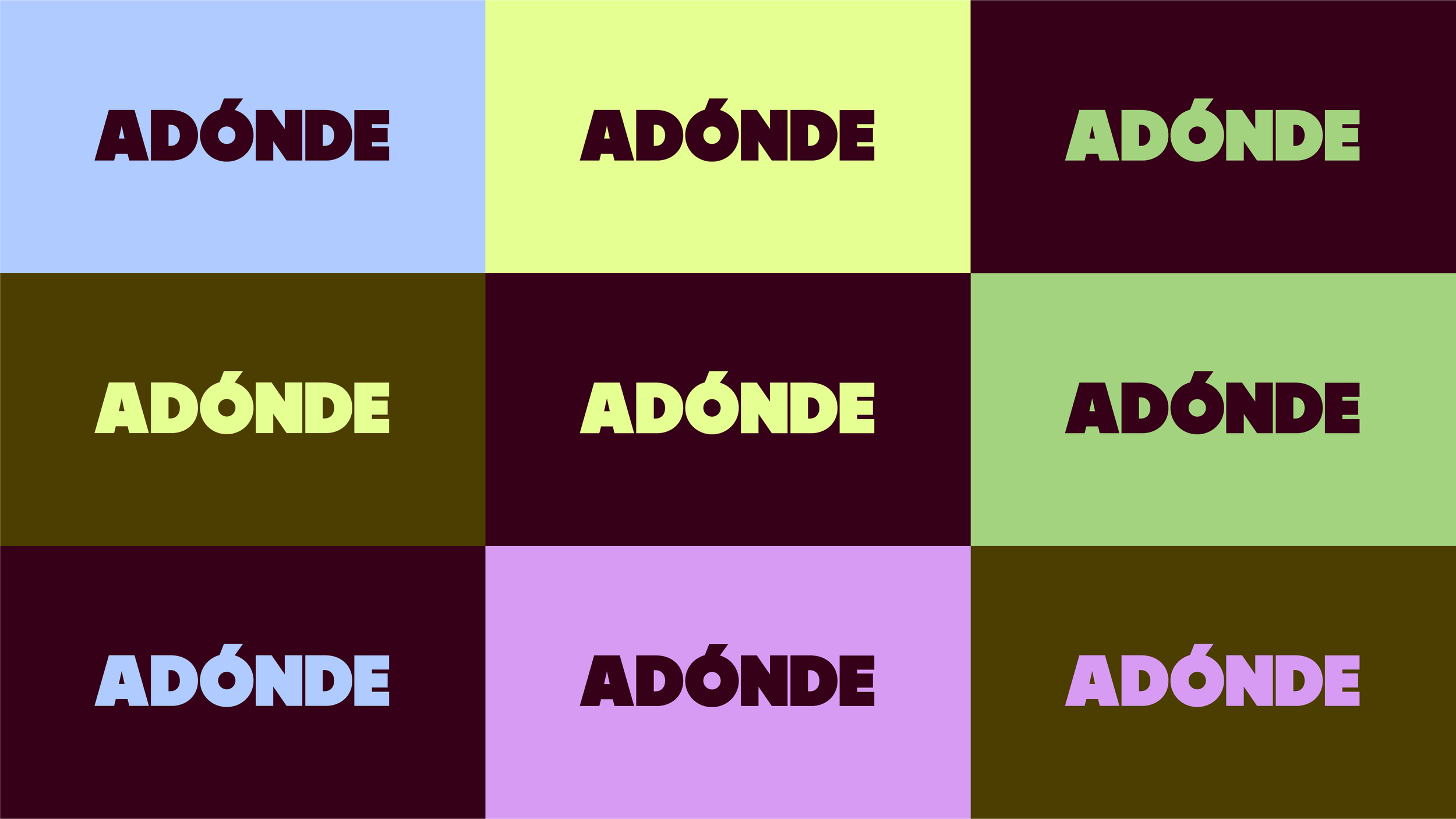  Brand identity development for Adónde (“where to”), a highly curated location scout studio that provides aesthetically-pleasing places around the world for shoots, events, travel itineraries and more. With them, I shaped a design system that felt mo