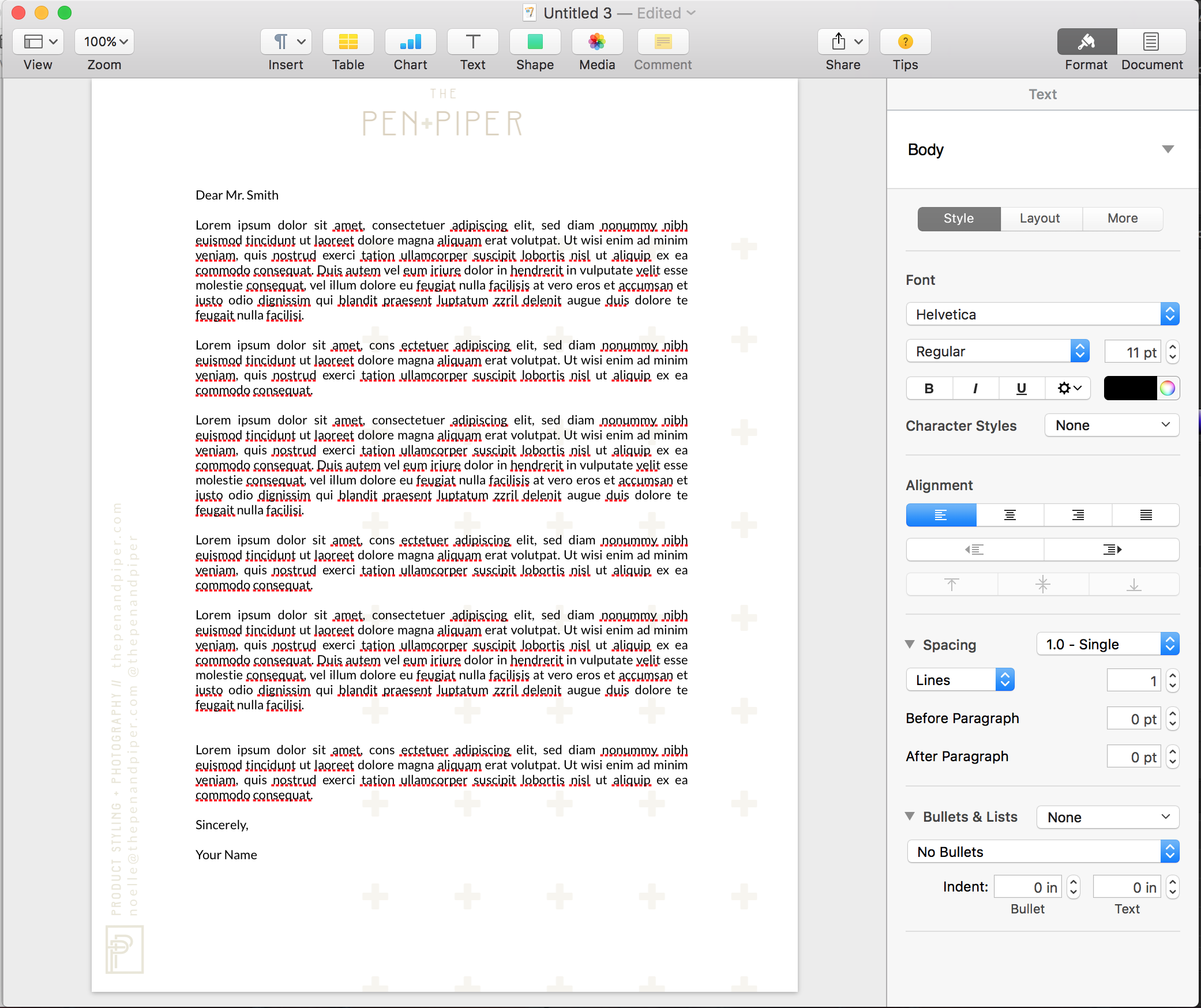 Howto_CreateDigitalLetterhead_byLaceyPassmanDesign