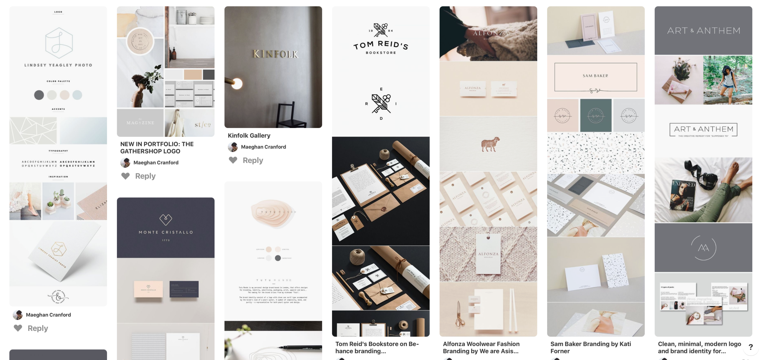 Collaborative board on pintrest.