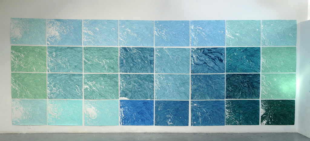 The work as installed during my residency at the Banff Centre. 