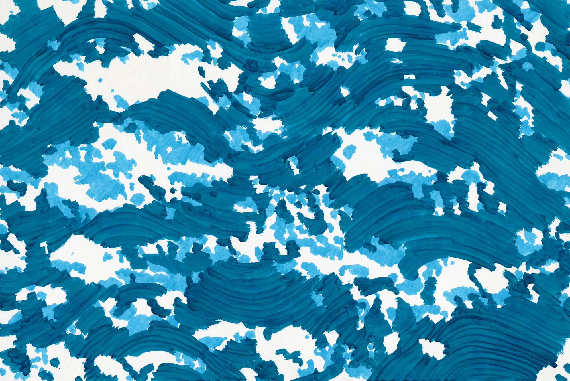 appled Wave (triptych) gouache on paper, 24" X 36" - Available for purchase