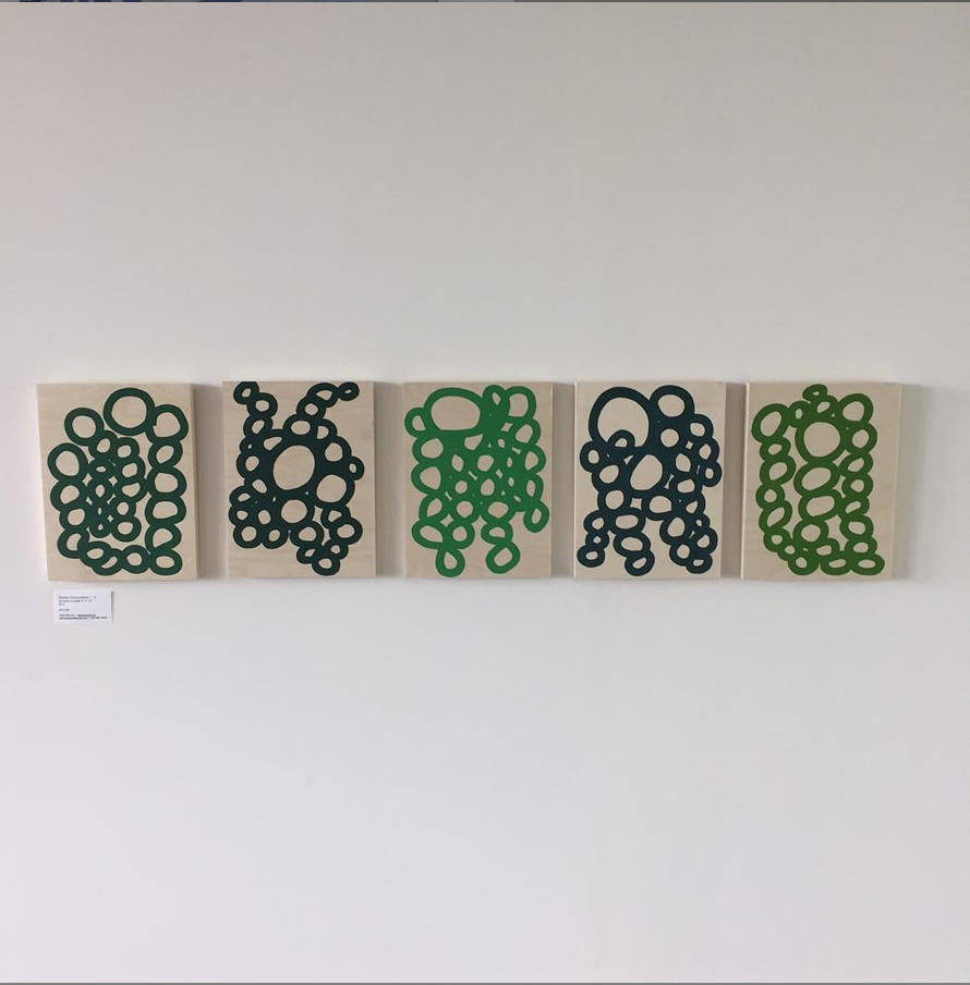 Bubbles with all the other bubbles - in exhibition