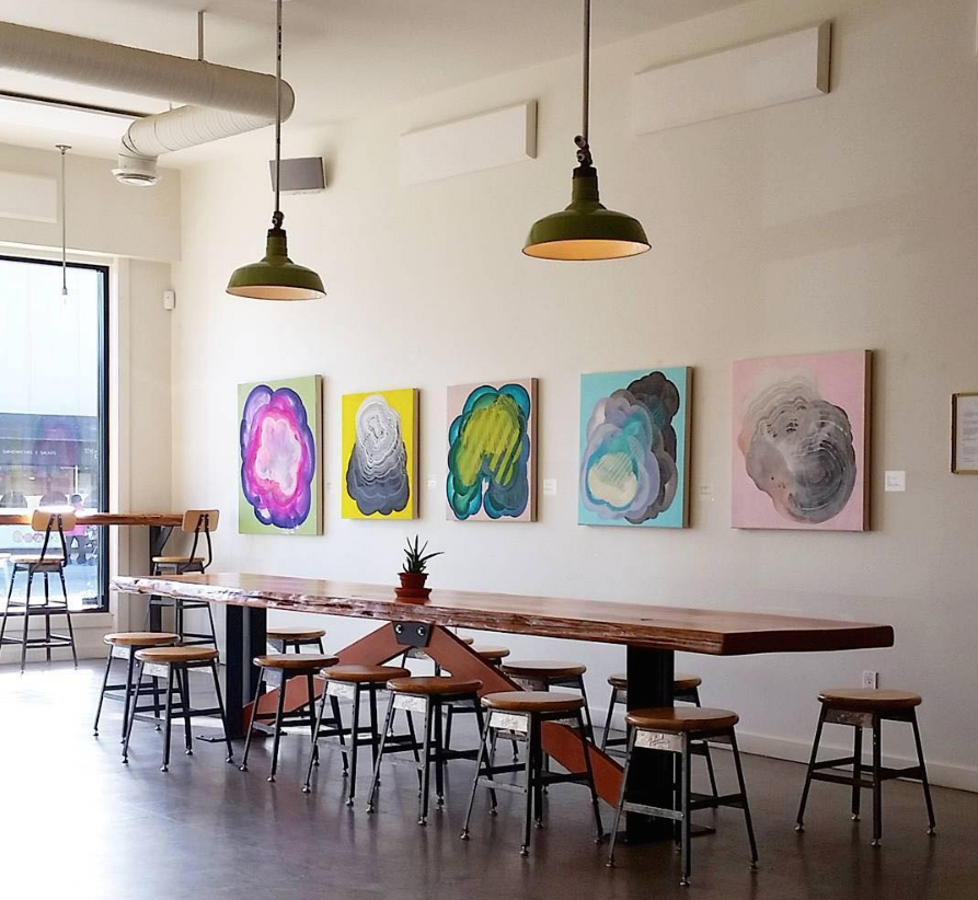 Diffuse in exhibition