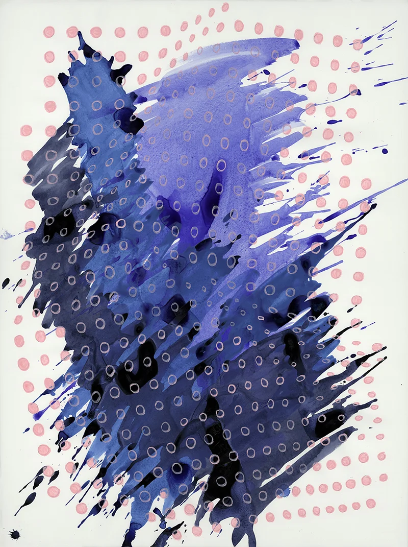 Splash Grid Blue