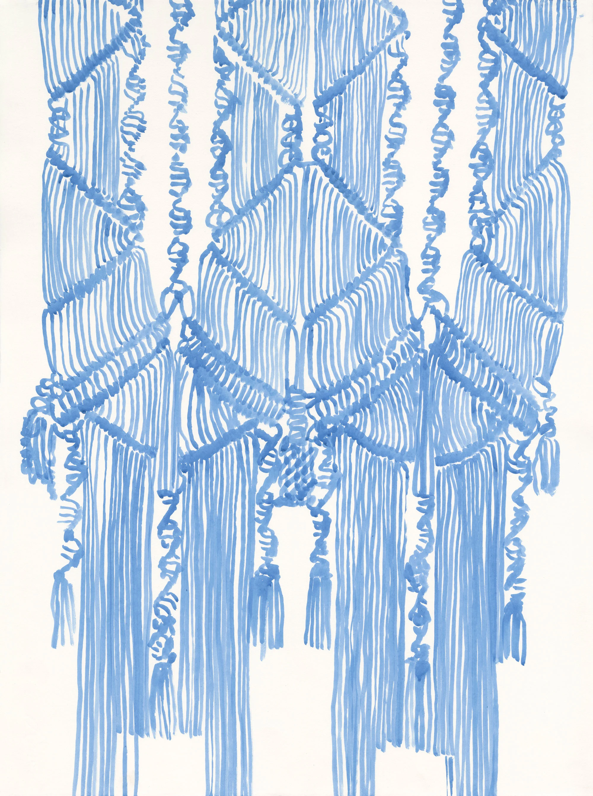 Macrame II (soft blue) *
