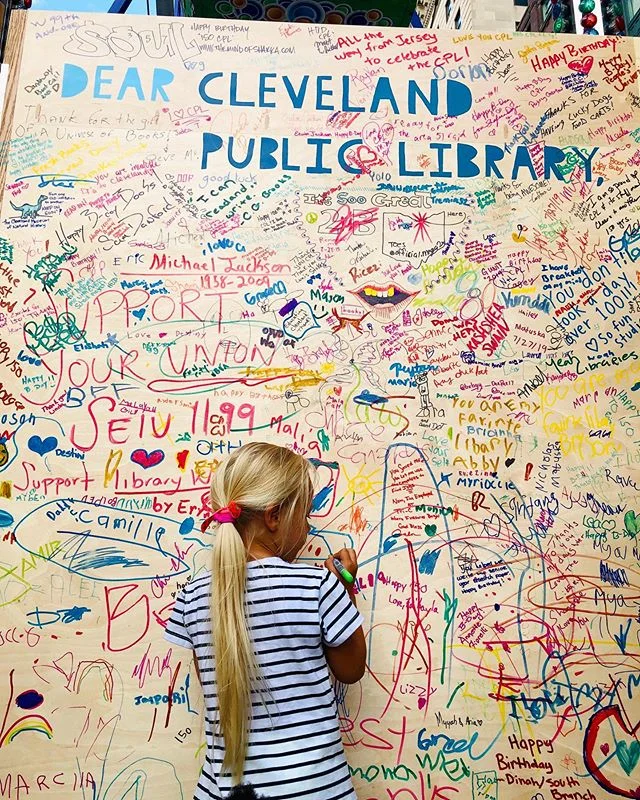 Thank you for a great birthday party, @clevelandpubliclibrary !!!!!