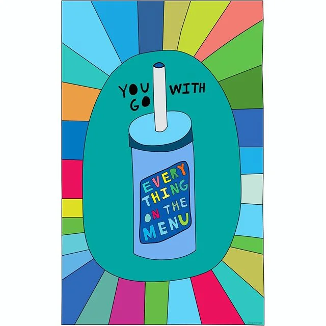 Very silly prints made for @shakeshack (thanks to @muros.co !!) #crinklecutfries :)