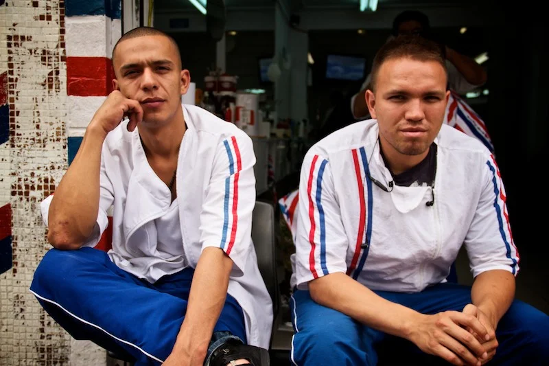 Two barbers. Medellin, Colombia (Copy)