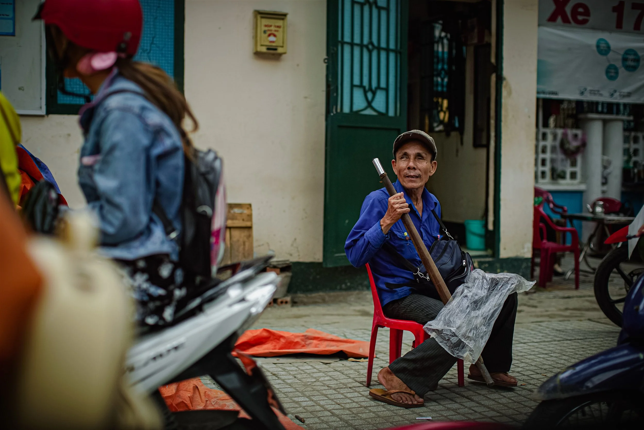 Street sweeper. Ho Chi Minh City, Vietnam (Copy)