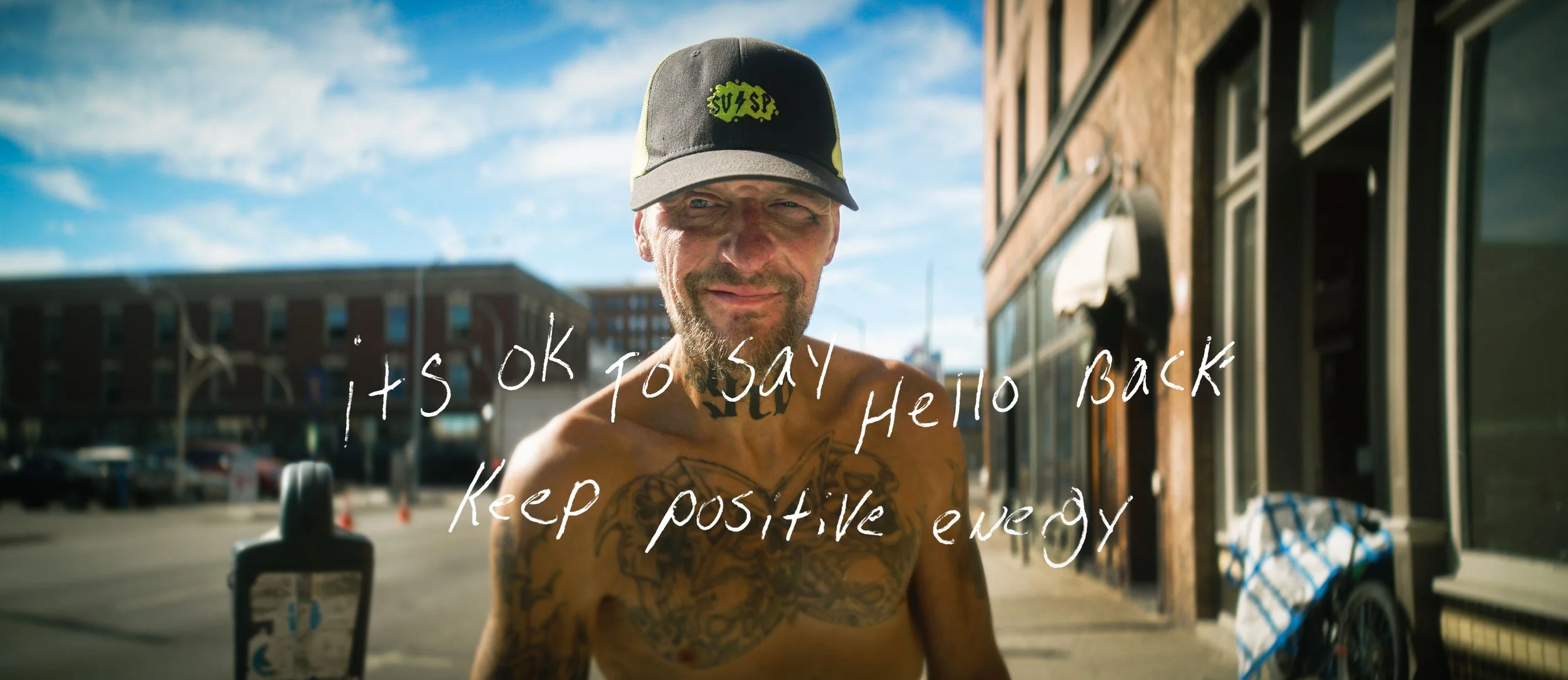  It’s OK to say hello back. Keep positive energy. 