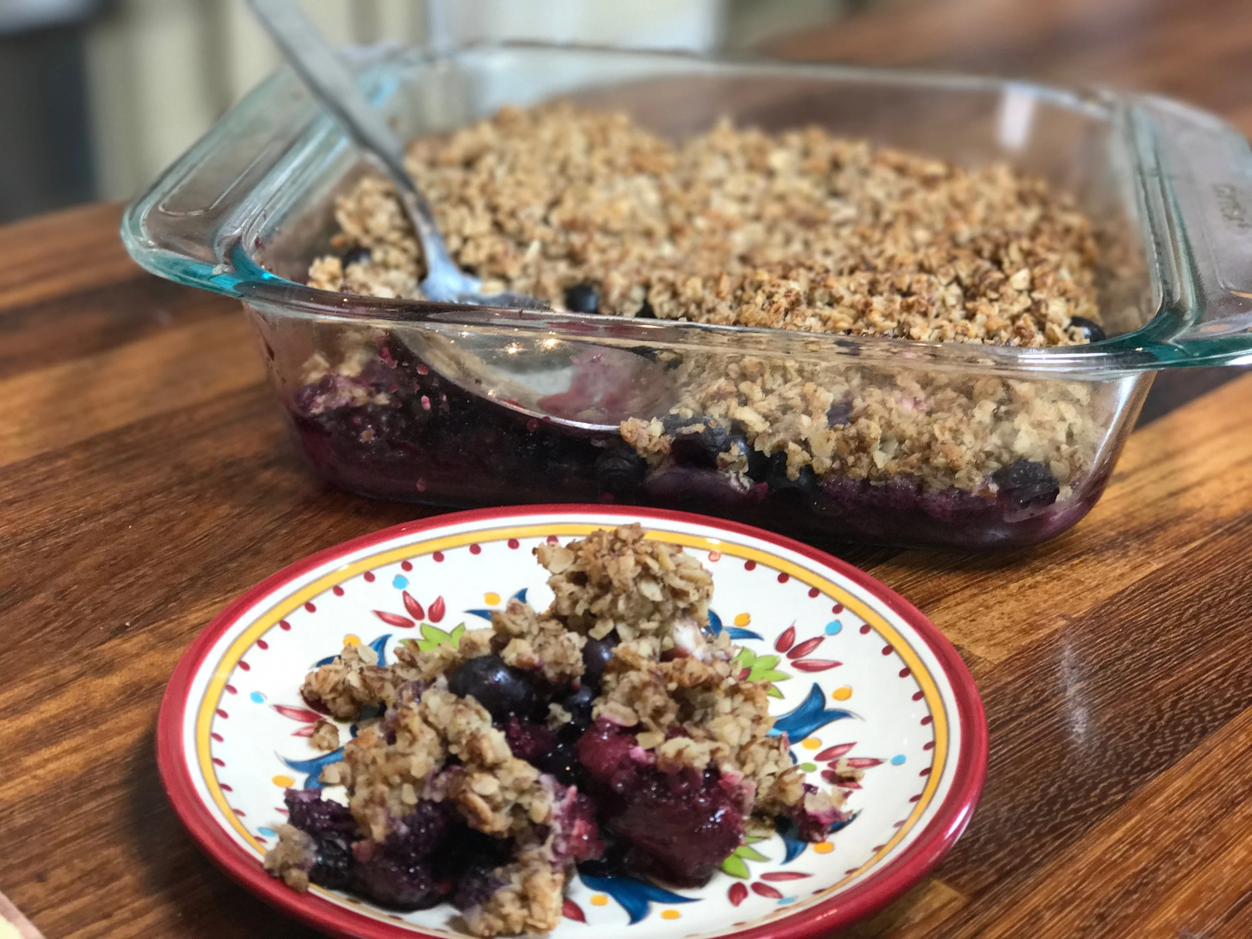 (Blueberry Crisp)