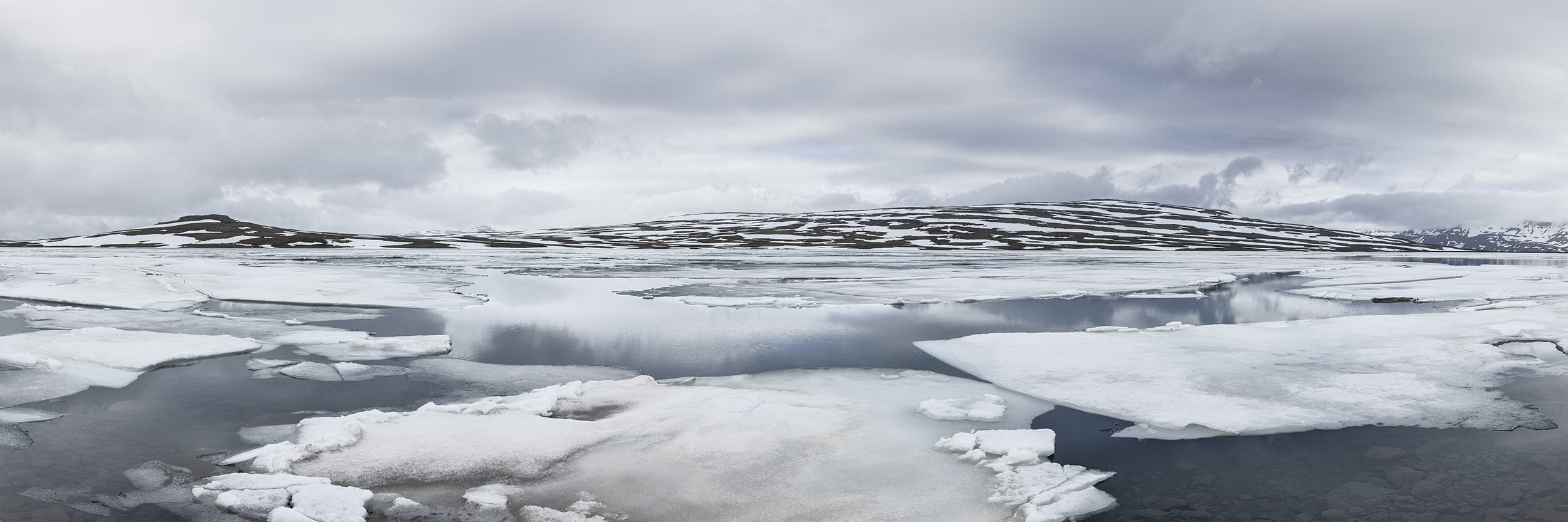 Landscape Study 4 East Iceland Seyðisfjörður 2016 - 60"x20"