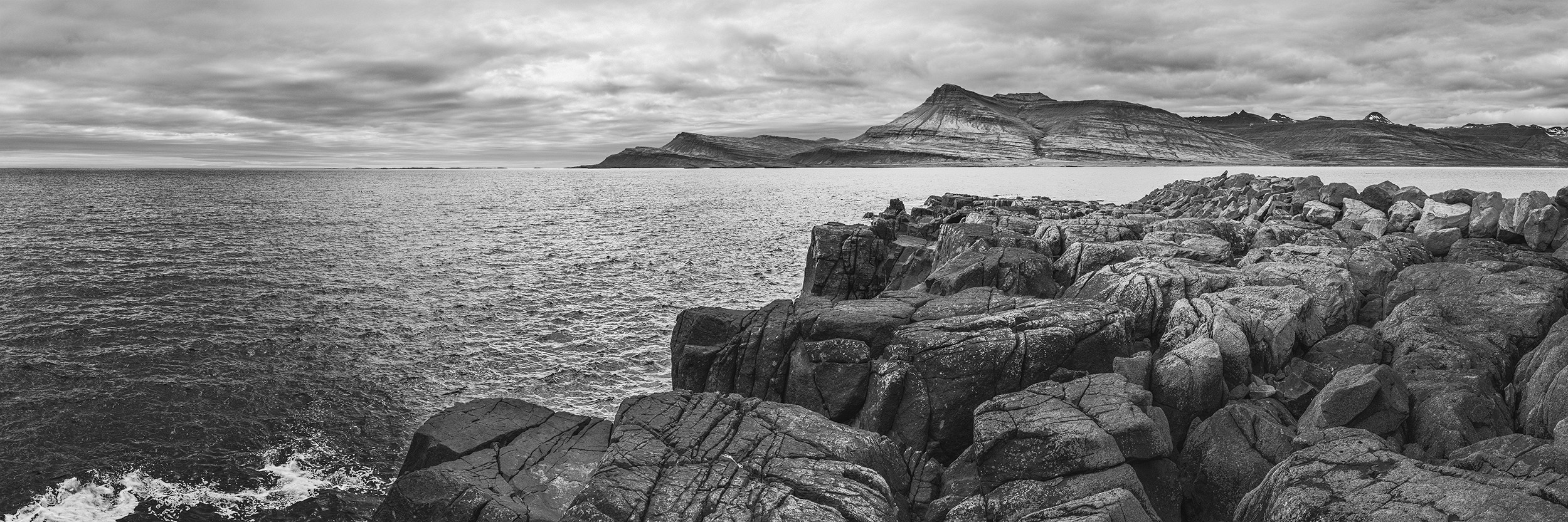 Landscape Study 6 East Iceland Breiðdalsvík 2016 - 60"x20"