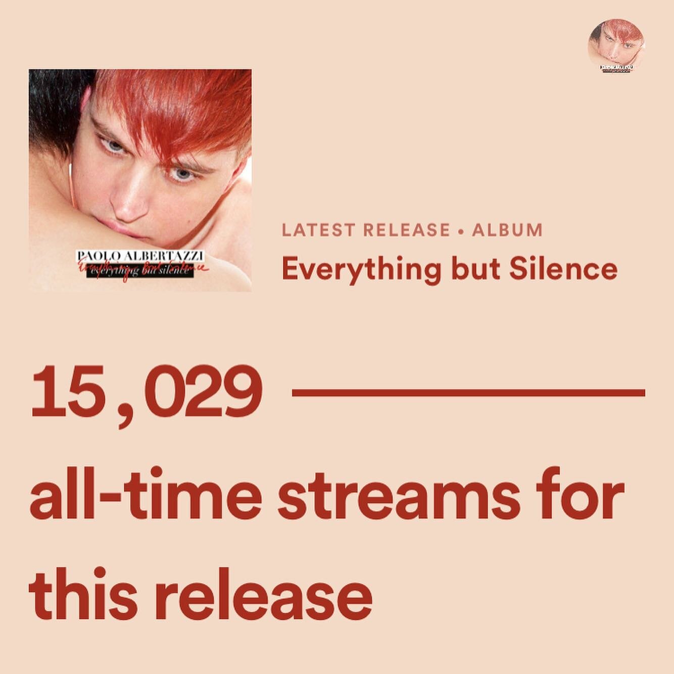 Everything But Silence has been out for a month today! Thank you so much for all the love you've shown to it so far on @spotify and other streaming services! 🙇&zwj;♂️ Can&rsquo;t wait to show you what I&rsquo;ve been working on! 🥰🤹&zwj;♀️⏳#everyth