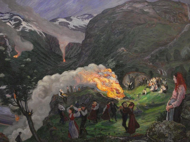 St. John's Day Fire a Midummer Tradition