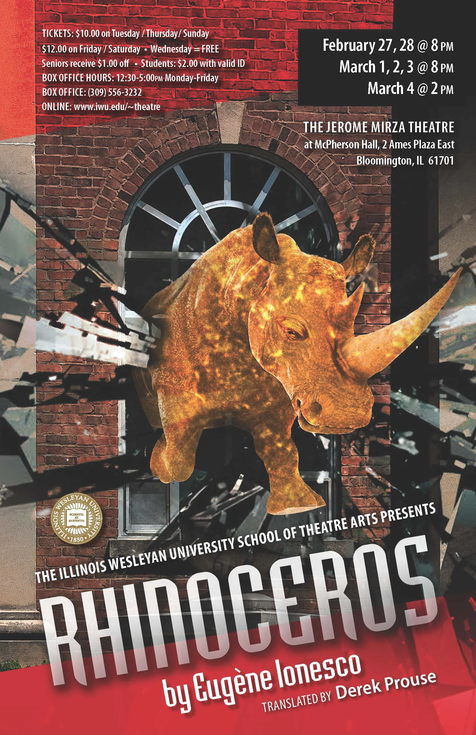 Rhinoceros poster