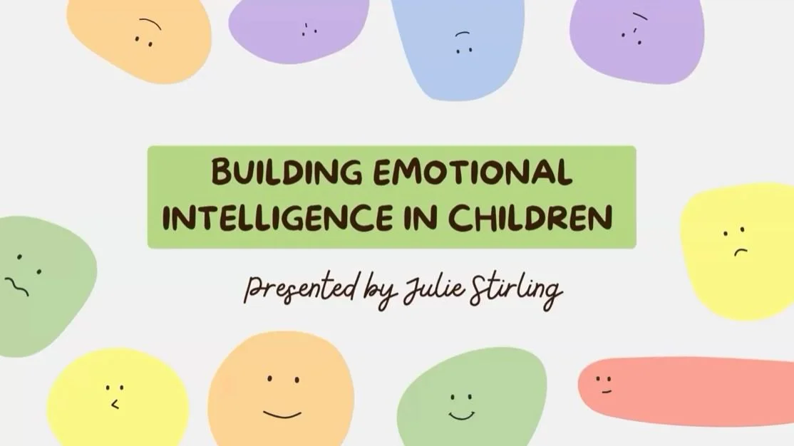 Wellness Matters Webinar - Building Emotional Intelligence in Children