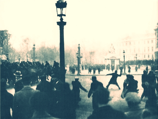 Place de la Concorde - Paris riot 1934 