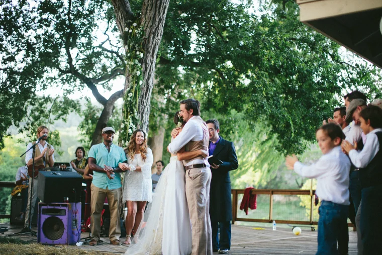 Even though I can't bring all of my old blog posts with me to my new wedding blog, I had to bring this one along. One of my oldest and dearest friends Brittney got hitched last summer to a wonderful fellow from Down Under. James & Brittney had my kind of wedding- a simple, backyard house party complete with food trucks and plenty of booze. It was a splendid time and while there was no official photographer, I couldn't resist snapping some shots during the special moments. Added bonus, I met a pretty fantastic guy named Ben who is now my husband. :) Enjoy! 